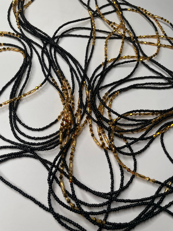 Efua Crystals Twist Clasp Waist Beads